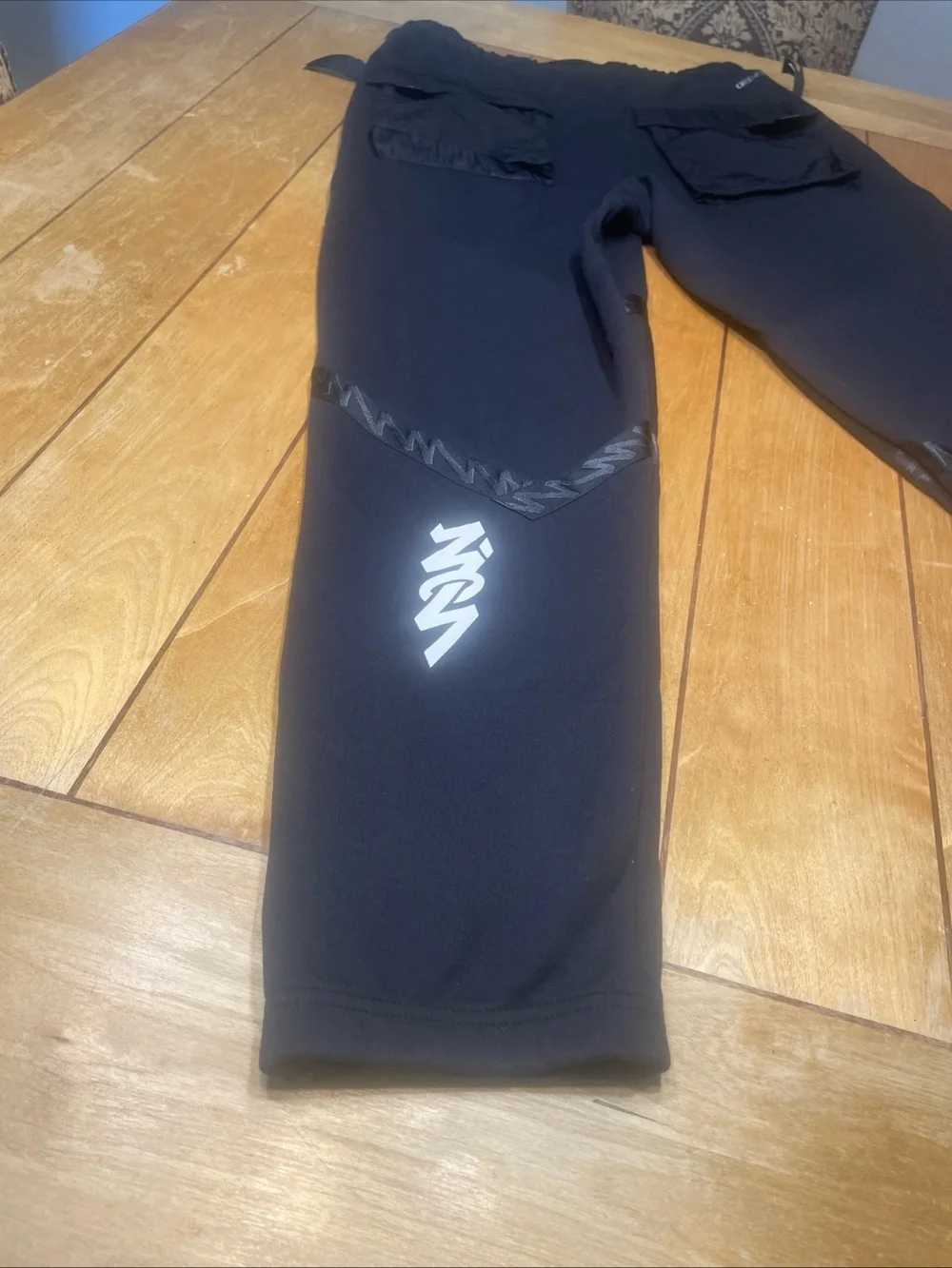 Air Jordan Dri Fit Zion Fleece Black Performance Joggers with Jumpman Large